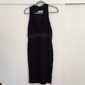 Evan Picone black shutter dress